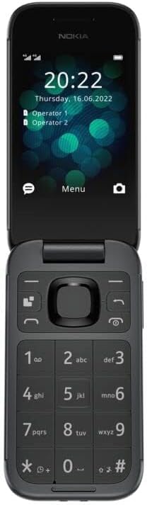 Nokia 2660 Flip Feature Phone with 2.8" display, 4G Connectivity