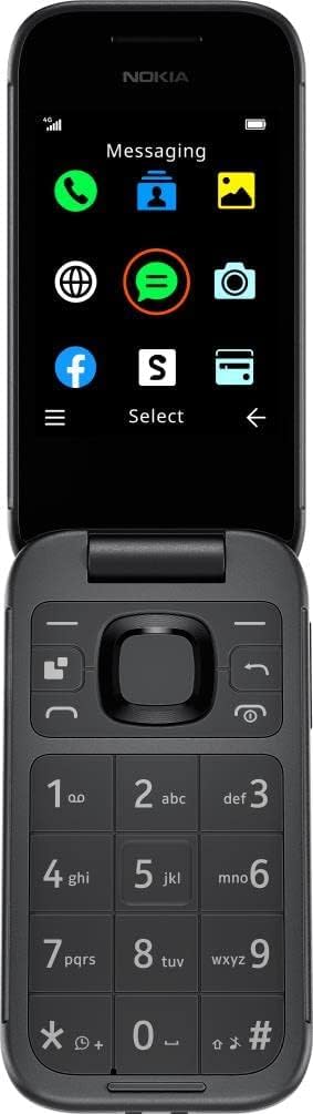 Nokia 2660 Flip Feature Phone with 2.8" display, 4G Connectivity