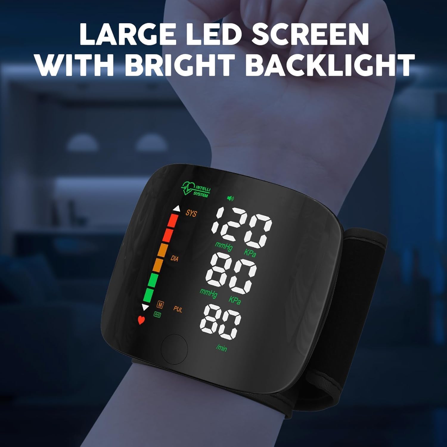 Ofrdncy LED Mini Portable Display BP Monitor