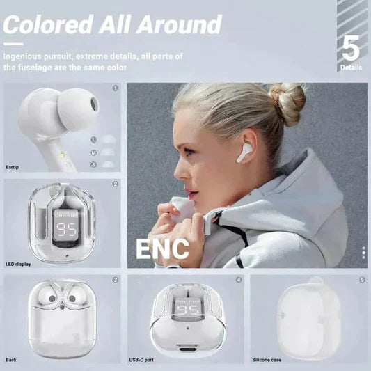 A31 crystal earbuds