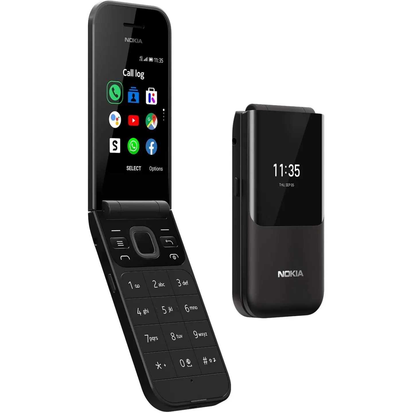 Nokia 2720 Flip Mobile Phone, Dual SIM,4G LTE Network