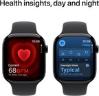 Apple Watch Series 10 – GPS, 46mm, Jet Black, Sport Band
